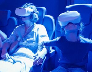 In unserem 5D VR-Ride wird ein Flug auf einem Dinosaurier simuliert